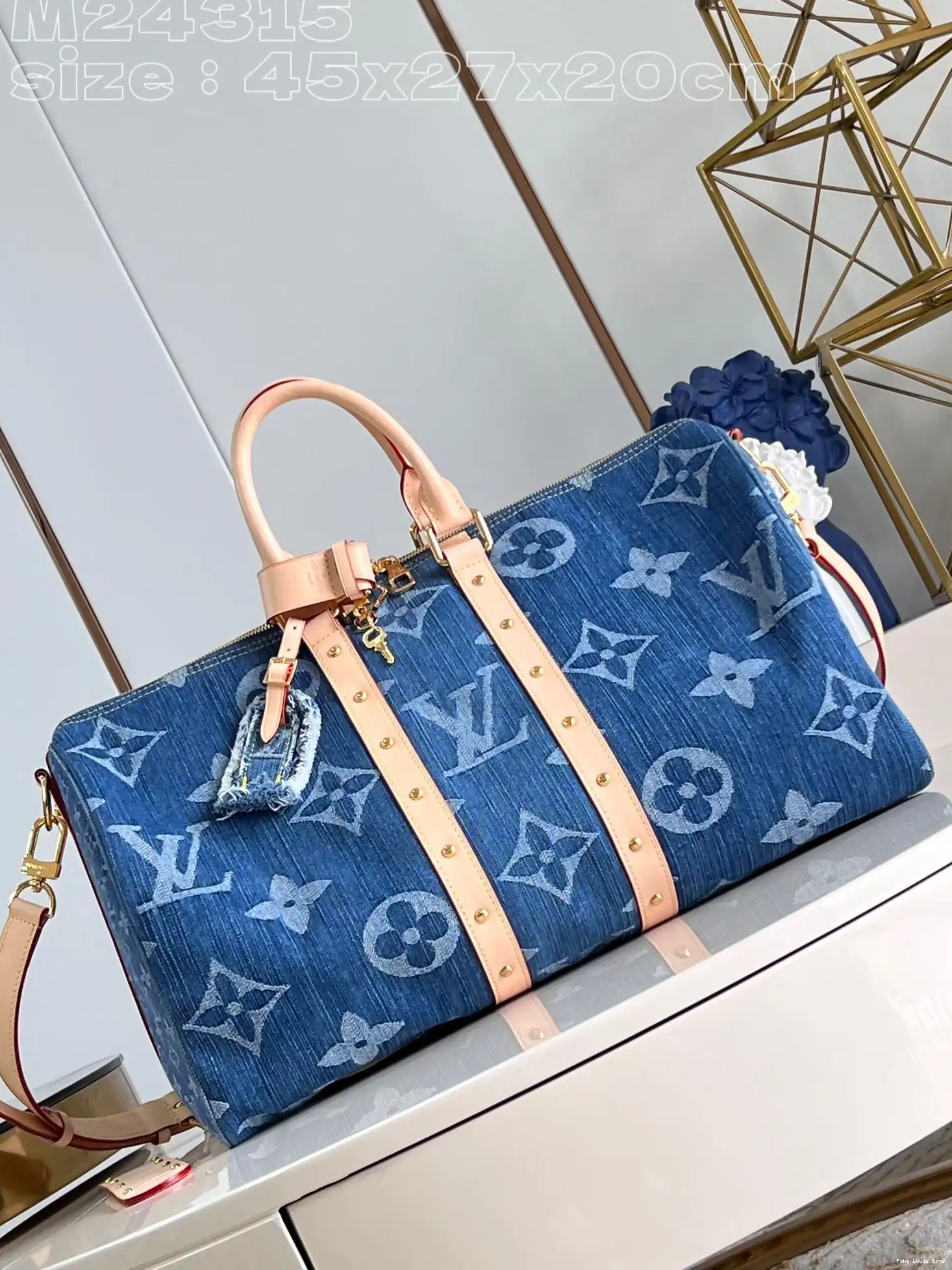 Repzbay KEEPALL 45 BANDOULIÈRE LOUIS VUITTON 0617